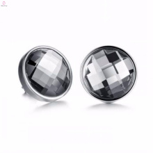 High quality black metal stainless steel earrings jewelry